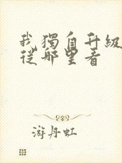 我独自升级动漫从哪里看