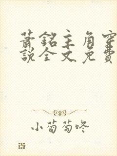 萧铭主角穿越小说全文免费阅读