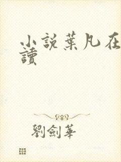 小说叶凡在线阅读