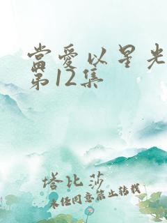 当爱以星光为牢第12集