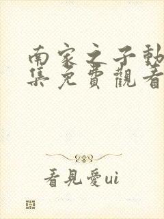 南家之子动漫全集免费观看