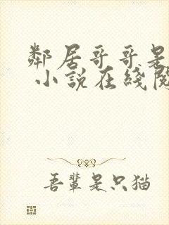 邻居哥哥是恶魔 小说在线阅读