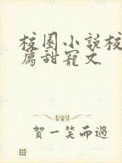 校园小说校霸推荐甜宠文