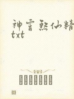 神霄煞仙精校版txt
