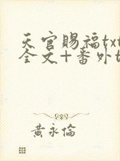 天官赐福txt全文+番外txt下载