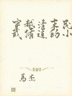 穿越清末民国练武修道的小说