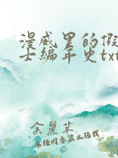 漫威里的假面骑士编年史txt