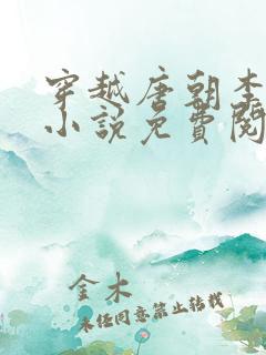 穿越唐朝李象的小说免费阅读