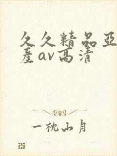 久久精品亚洲国产av高清