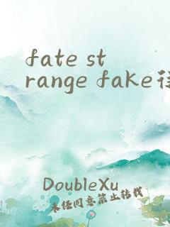 fate strange fake从者