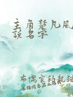 主角楚凡风柔小说名字