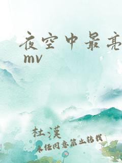 夜空中最亮的星 mv