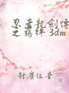 忍者龙剑传 怒之羁绊 3dm