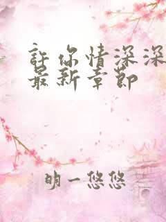 许你情深深似海最新章节