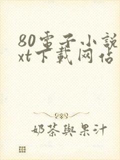 80电子小说txt下载网站