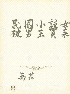 民国小说女主是被男主买来的