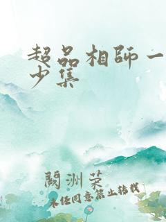 超品相师一共多少集