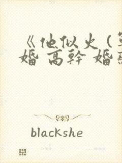 《他似火 (军婚 高干 婚恋)》