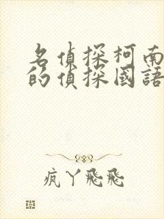 名侦探柯南变小的侦探国语版