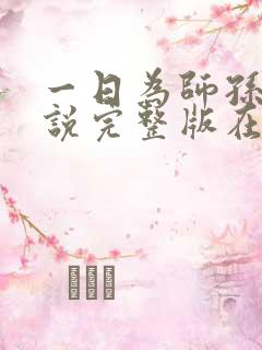 一日为师孙敏小说完整版在线