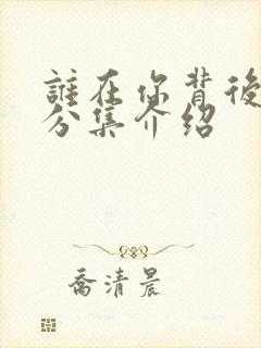 谁在你背后剧情分集介绍