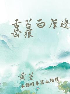 舌苔白厚边缘有齿痕