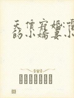 天价宠婚:霍总的小娇妻小说在线看