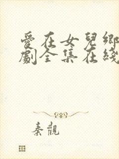 爱在女儿乡电视剧全集在线观看