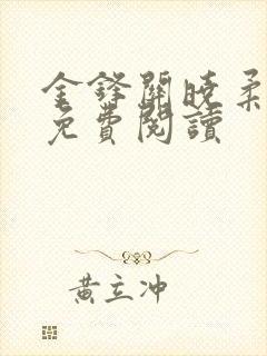 金锋关晓柔小说免费阅读