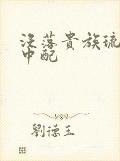 没落贵族琉璃川中配