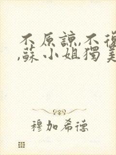 不原谅,不复合,苏小姐独美 txt