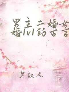 男主二婚女主初婚1v1的古言