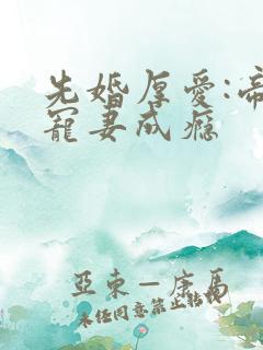 先婚厚爱:帝少宠妻成瘾