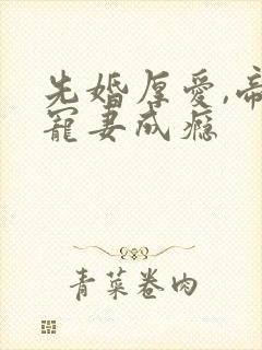 先婚厚爱,帝少宠妻成瘾