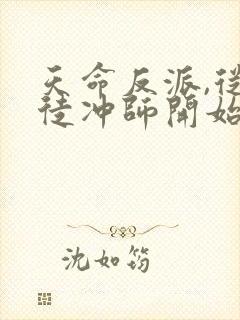 天命反派,从逆徒冲师开始小说完整版