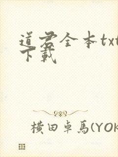 道君全本txt下载