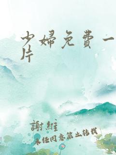 少妇免费一级淫片