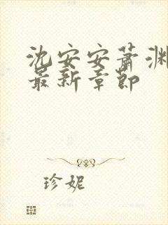 沈安安萧渊正版最新章节