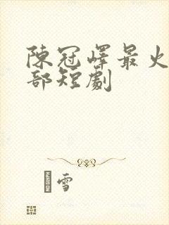 陈冠峄最火的十部短剧