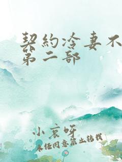 契约冷妻不好惹第二部