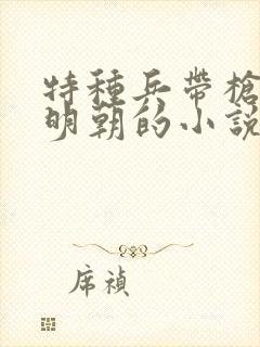 特种兵带枪穿越明朝的小说