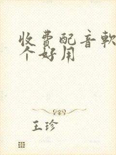 收费配音软件哪个好用