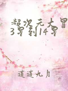 超次元大冒险13星到14星