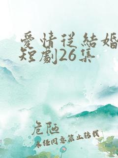 爱情从结婚开始短剧26集