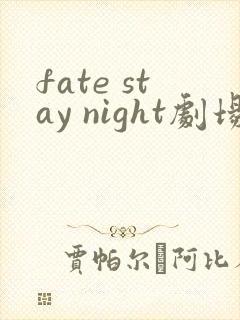 fate stay night剧场版天之杯