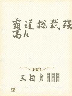 霸道总裁强制爱高h