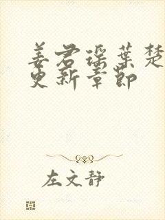 姜君瑶叶楚最新更新章节