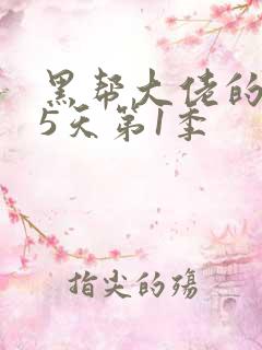 黑帮大佬的365天第1季