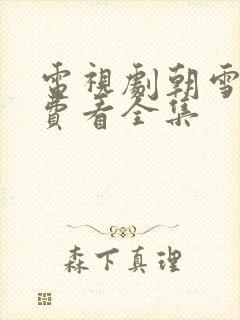 电视剧朝雪录免费看全集