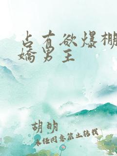 占有欲爆棚的病娇男主